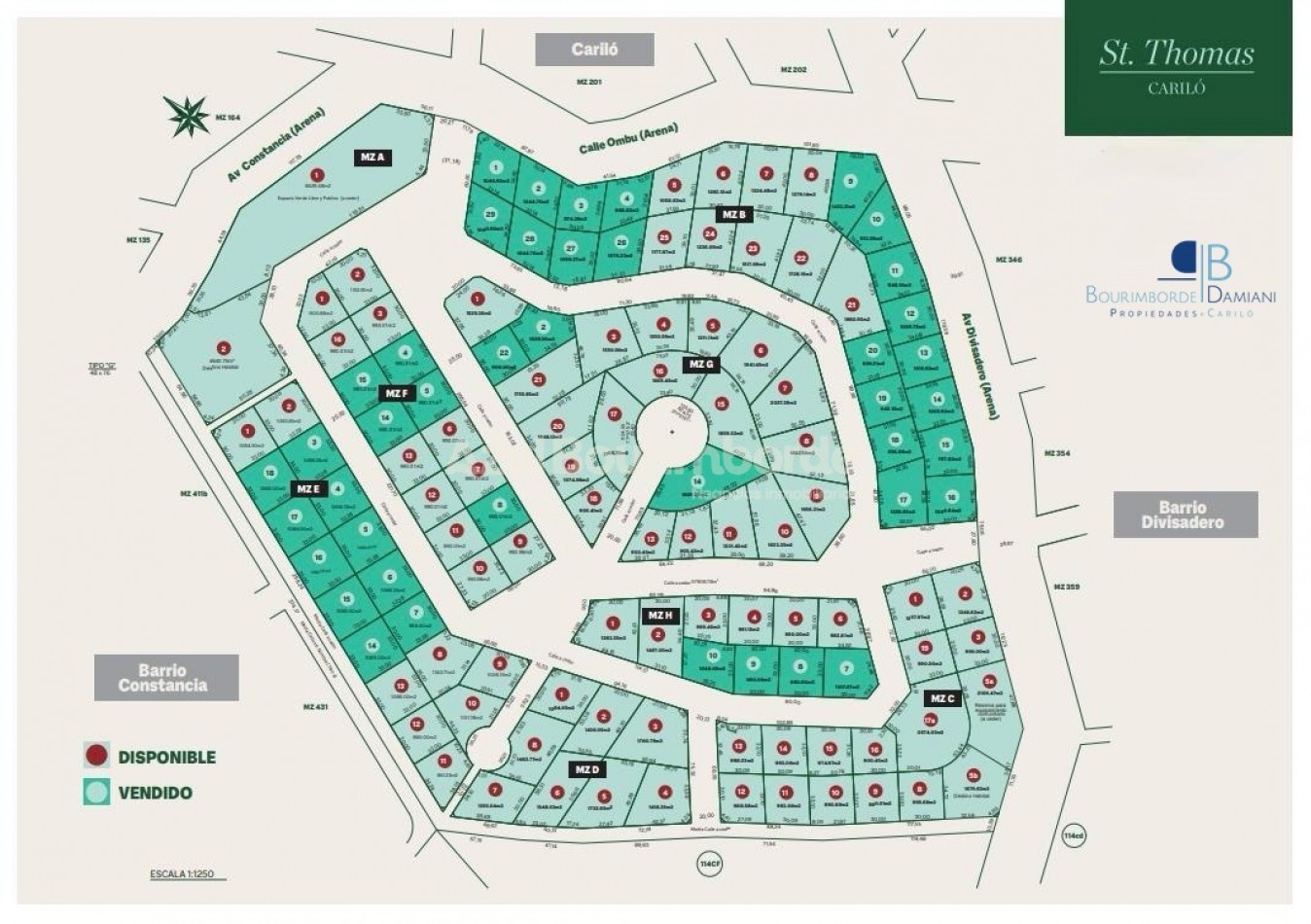 3020- Lote Saint Thomas